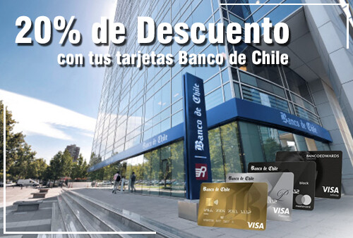 20% de Descuento Banco de Chile - Inspect Home